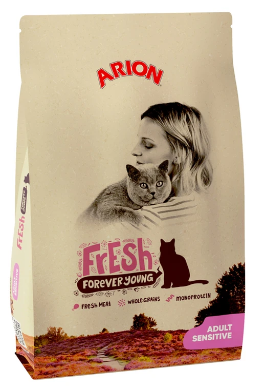 ARION Fresh Adult Cat Sensitive 12kg + Surprise Gratuite Pour Chien 3 ARION Fresh Adult Cat Sensitive 12kg + Surprise Gratuite Pour Chien