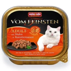 Animonda Cat Vom Feinsten Adulte Poulet En Sauce Carotte 100g X12