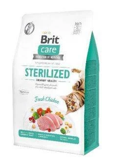 Brit Care Cat Grain-Free Sterilised Urinary Health Avec Du Poulet 2kg 3 Brit Care Cat Grain-Free Sterilised Urinary Health Avec Du Poulet 2kg