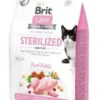 Brit Care Cat Grain-Free Sterilized Sensitive Avec Lapin 7kg -Promos Patou Noir Magasin fre pl Brit Care Cat Grain Free Sterilized Sensitive avec Lapin 7kg 13189 1