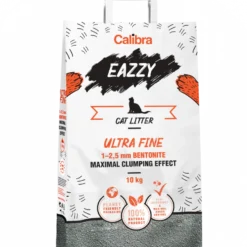 CALIBRA Litière Eazzy Ultra Fine Bentonite 10kg + Surprise Gratuite Pour Chat