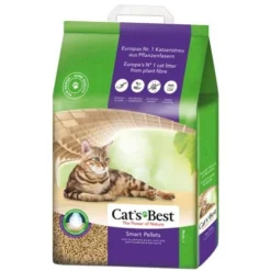 Cat's Best - Litière Végétale Smart Pellets Pour Chat - 20L / 10kg