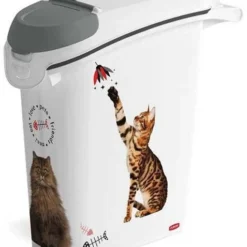 Curver PetLife Conteneur De Stockage De Nourriture Pour Chats 10l