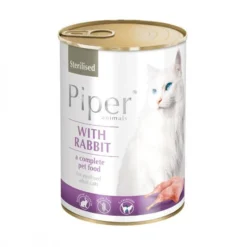 Dolina Noteci Piper Pour Chats Stérilisés Avec Du Lapin 400g X6
