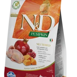 Farmina N&D Pumpkin Feline Neutered Recipe Quail Pumpkin&Pomegranate 5kg