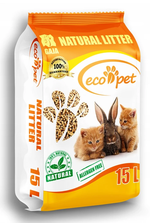 Gaja Eco-Pet Litière En Bois Et Litière Pour Petits Animaux 35L 3 Gaja Eco-Pet Litière En Bois Et Litière Pour Petits Animaux 35L