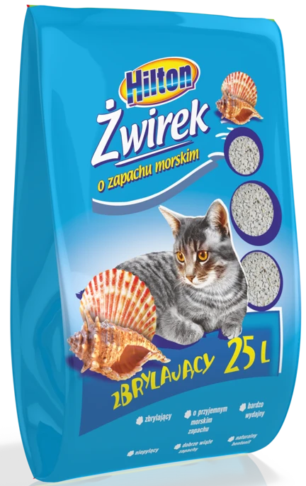 Hilton Litière Agglomérante à La Bentonite Pour Chats Marins 25l 3 Hilton Litière Agglomérante à La Bentonite Pour Chats Marins 25l