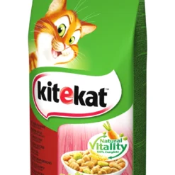 KITEKAT - Nourriture Sèche Pour Chats Avec Du Boeuf Et Des Légumes 12kg
