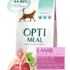OPTIMEAL Adulte Chats Avec Agneau SENSIBLE 10kg -Promos Patou Noir Magasin fre pl OPTIMEAL Adulte chats avec agneau SENSIBLE 10kg 29066 1