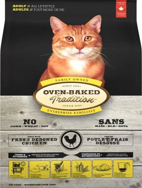 Oven Baked Tradition Cat Food Adults Of All Life Style With Chicken Au Poulet 1,13kg 3 Oven Baked Tradition Cat Food Adults Of All Life Style With Chicken Au Poulet 1,13kg