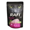 RAFI Cat Adult Avec Dinde 100g X12 -Promos Patou Noir Magasin fre pl RAFI Cat Adult avec dinde 100g x12 30630 1