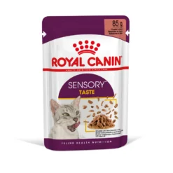 ROYAL CANIN Sensory Taste Nourriture Humide, Morceaux En Sauce 12x85g -Promos Patou Noir Magasin fre pl ROYAL CANIN Sensory Taste nourriture humide morceaux en sauce 12x85g 25358 4