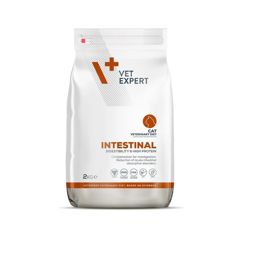 VETEXPERT Veterinary Diet Cat Intenstinal 2kg 4 VETEXPERT Veterinary Diet Cat Intenstinal 2kg – Image 2