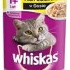 WHISKAS Adulte - Nourriture Humide Pour Chats Avec Du Poulet En Sauce 400g X 12 -Promos Patou Noir Magasin fre pl WHISKAS Adulte nourriture humide pour chats avec du poulet en sauce 400g x 12 30016 1