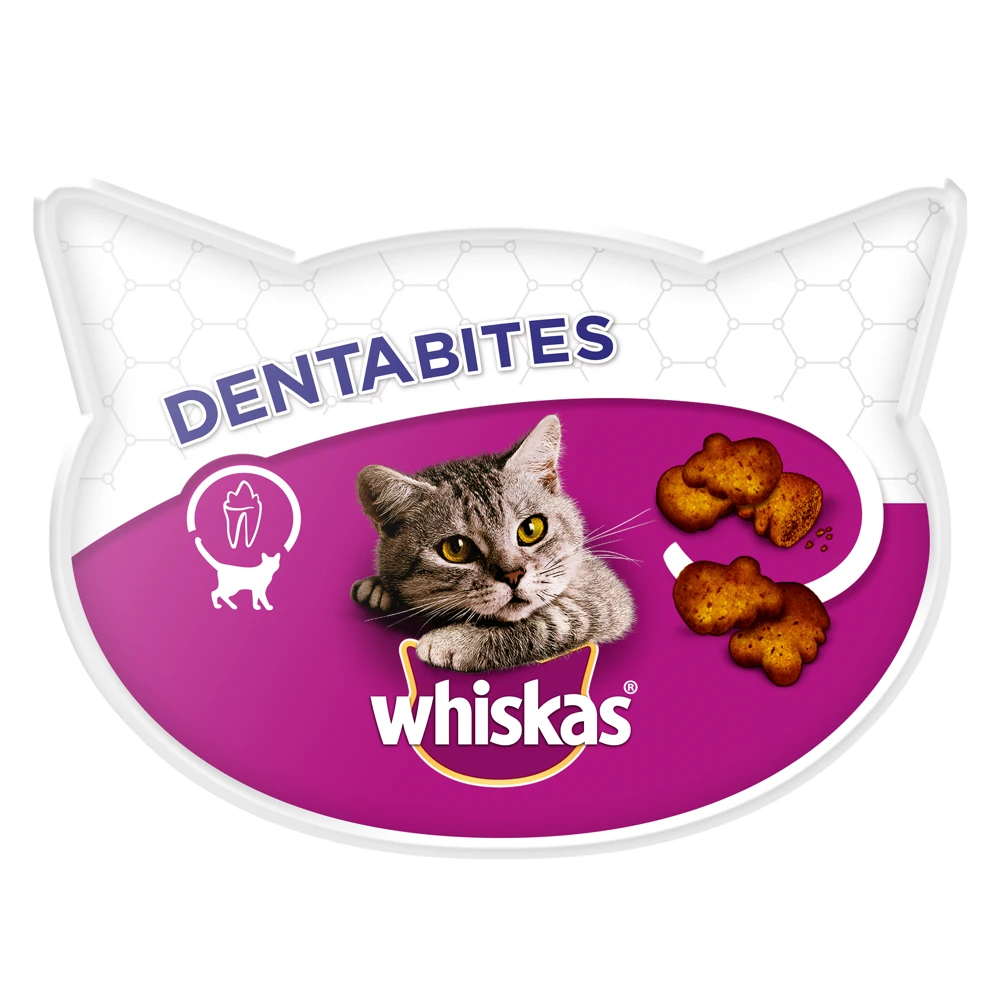 WHISKAS Dentabites Au Poulet - Une Friandise Dentaire Pour Les Chats 40g X 12 3 WHISKAS Dentabites Au Poulet - Une Friandise Dentaire Pour Les Chats 40g X 12
