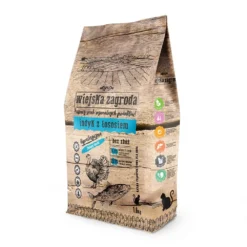 Wiejska Zagroda Ferme RuraleDinde Au Saumon Pour Chats 1.6kg+Surprise Gratuite Pour Chat