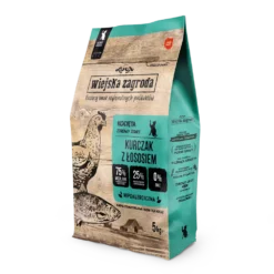 Wiejska Zagroda Poulet Avec Saumon Pour Chatons 5kg