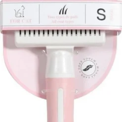 Zolux Anah Brosse Avec Aiguilles Rétractables Pour Chats S Poudre Rose
